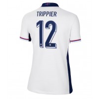 Camisa de Futebol Inglaterra Kieran Trippier #12 Equipamento Principal Mulheres Europeu 2024 Manga Curta